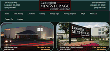 Tablet Screenshot of lexingtonministorage.com